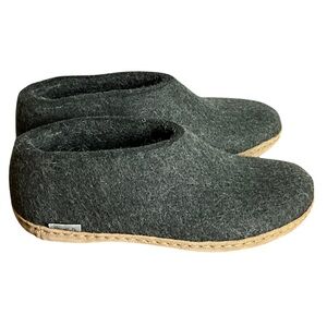 Glerups Forest Wool Slippers, New in Box